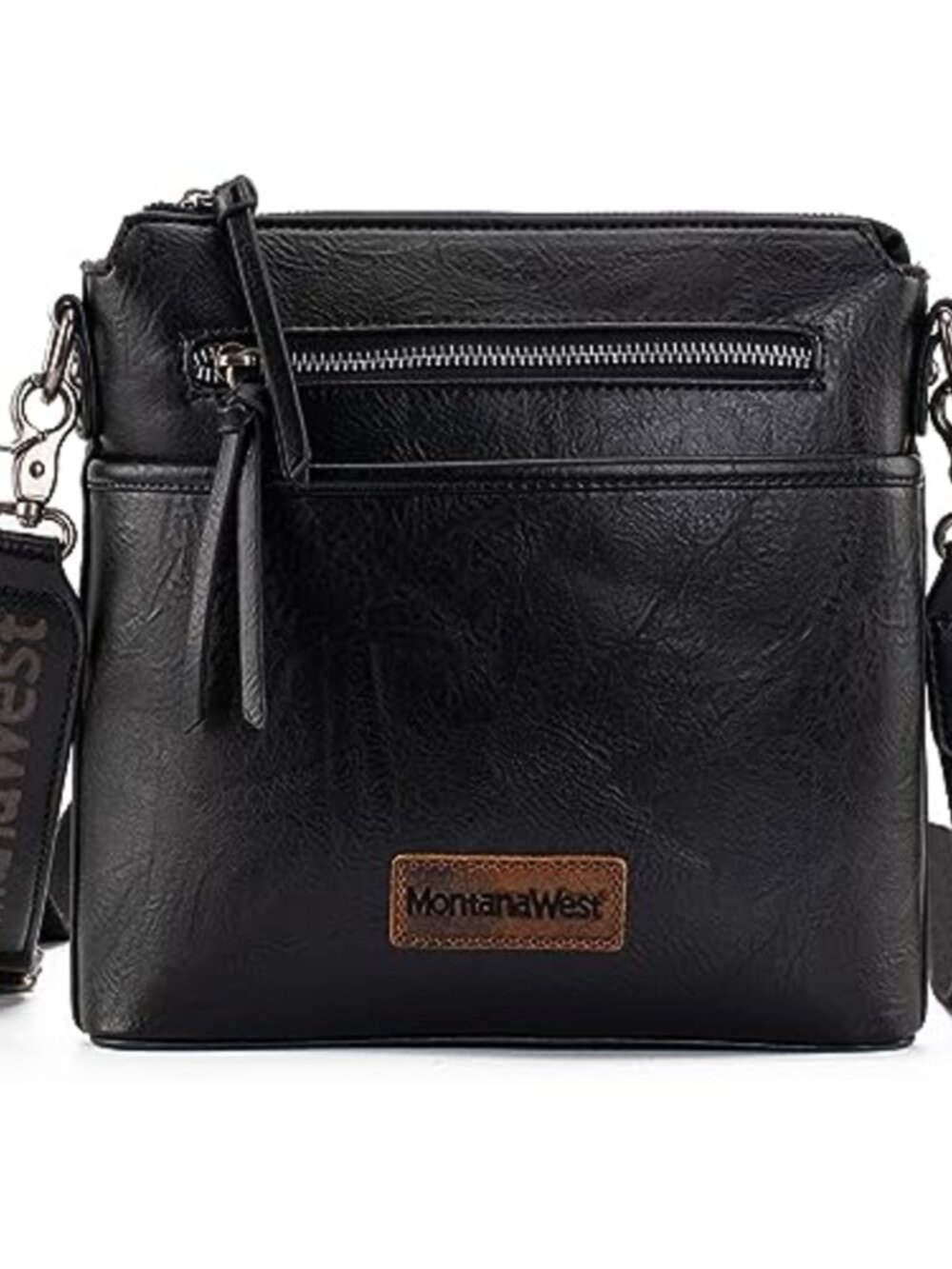 Montana West Crossbody Bag Multi Pocket Guitar Strap Women's Purse